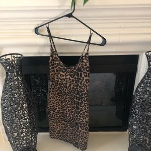 Pretty Little Thing leopard dress